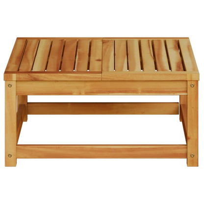 Mesa de jardim 63x63x30 cm madeira de acácia maciça