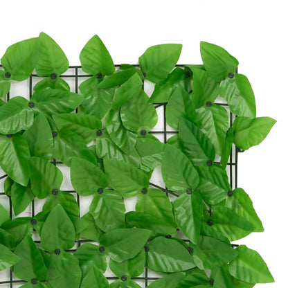 Tela de varanda com folhas verdes 200x75 cm