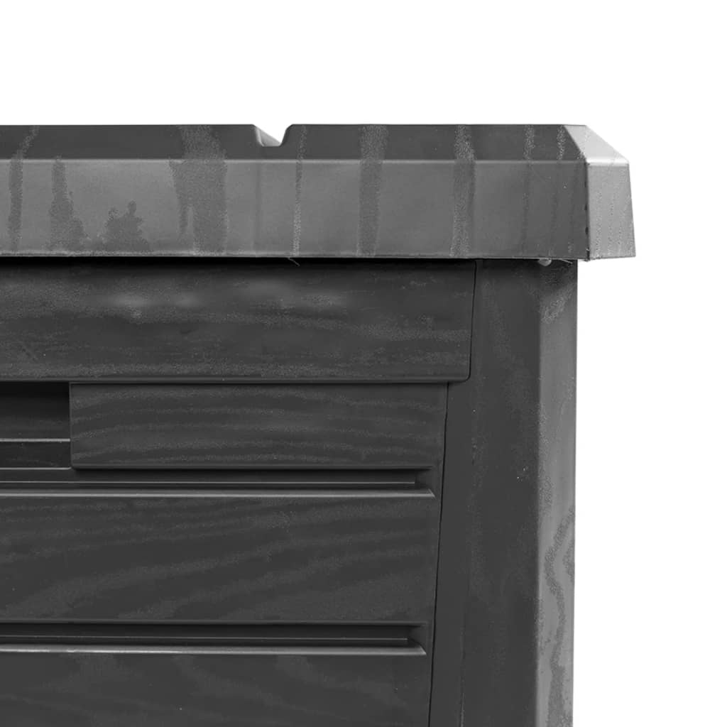 Caixa para almofadões de exterior polipropileno antracite