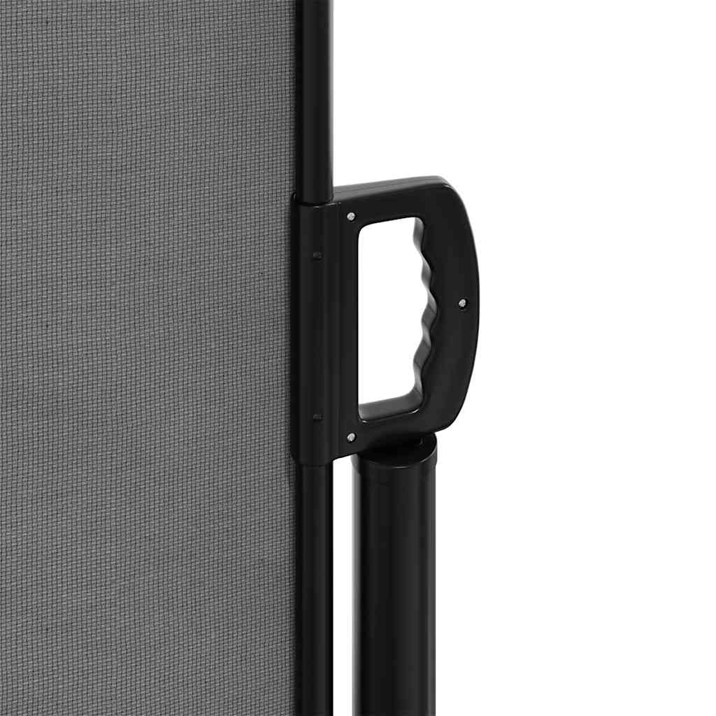 Toldo lateral retrátil antracite 100x300 cm