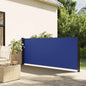 Toldo lateral retrátil 117x300 cm azul