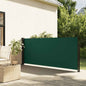 Toldo lateral retrátil 117x300 cm verde-escuro