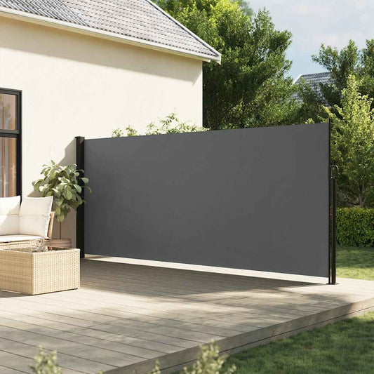 Toldo lateral retrátil antracite 180x300 cm