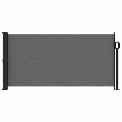Toldo lateral retrátil antracite 100x500 cm