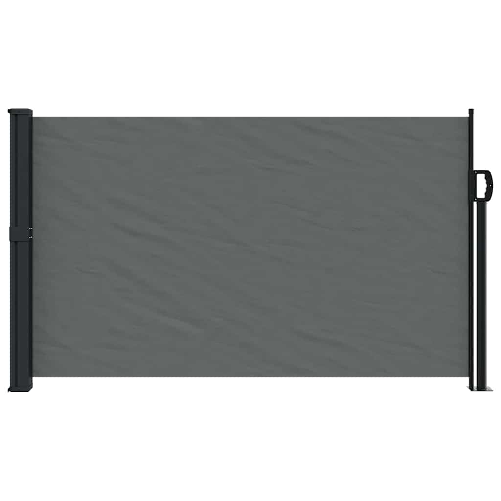 Toldo lateral retrátil antracite 120x500 cm