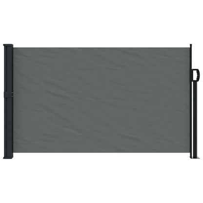 Toldo lateral retrátil antracite 120x500 cm