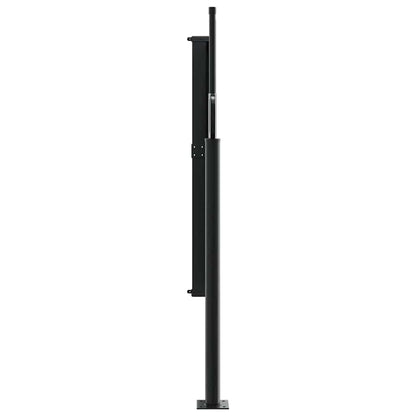 Toldo lateral retrátil antracite 120x500 cm