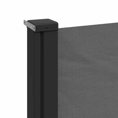 Toldo lateral retrátil antracite 120x500 cm