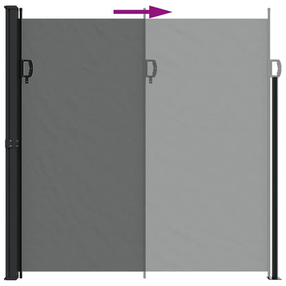 Toldo lateral retrátil 200x500 cm antracite