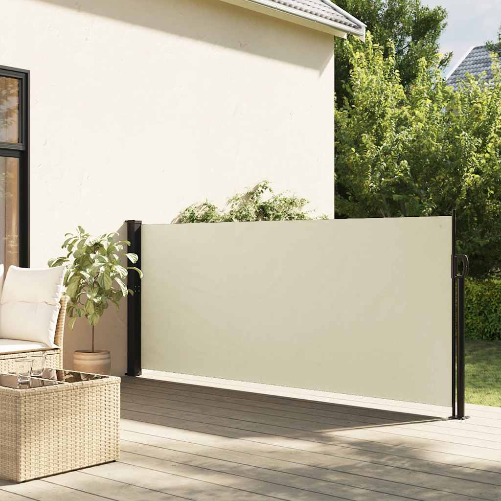 Toldo lateral retrátil 140x600 cm creme
