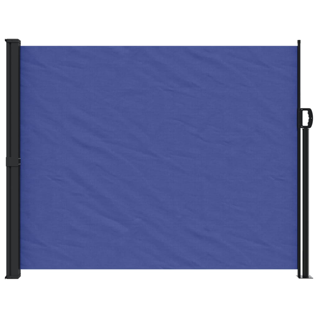 Toldo lateral retrátil 160x600 cm azul