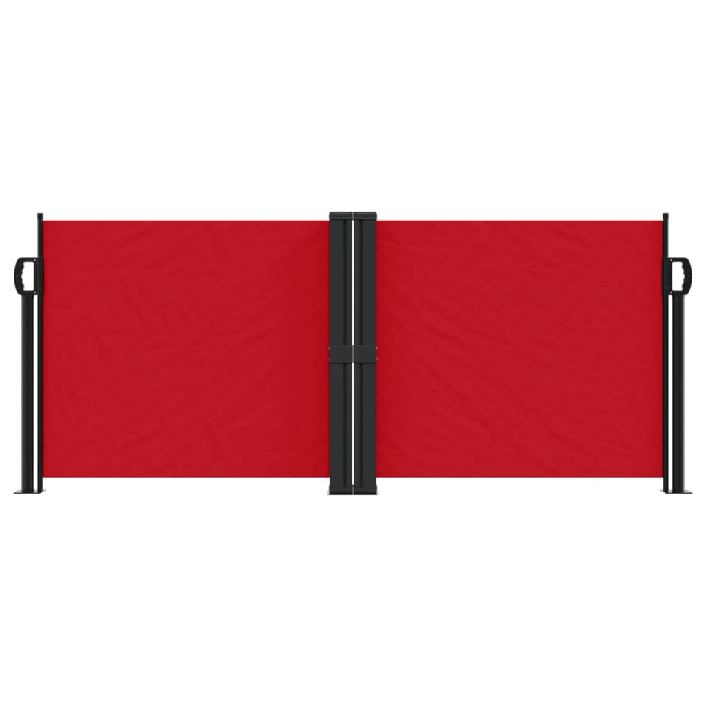Toldo lateral retrátil 100x600 cm vermelho