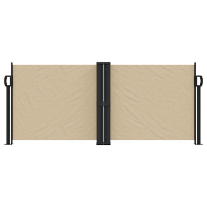 Toldo lateral retrátil 100x600 cm bege