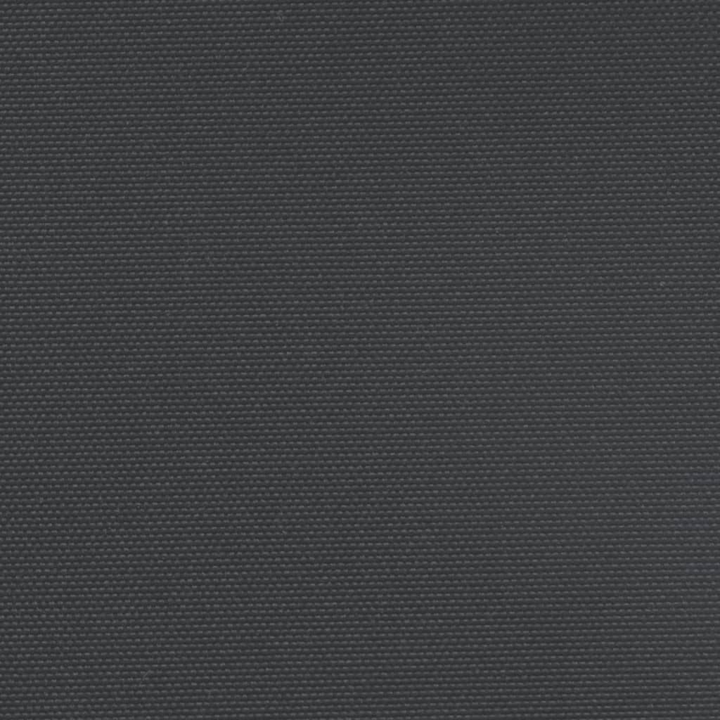 Toldo lateral retrátil 120x600 cm preto