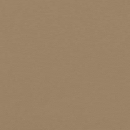 Toldo lateral retrátil 160x600 cm cinzento-acastanhado