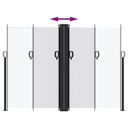 Toldo lateral retrátil 180x600 cm branco