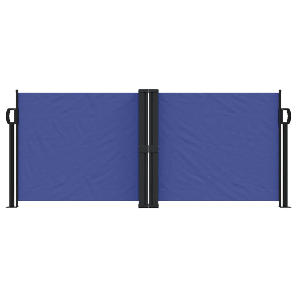 Toldo lateral retrátil 100x1000 cm azul
