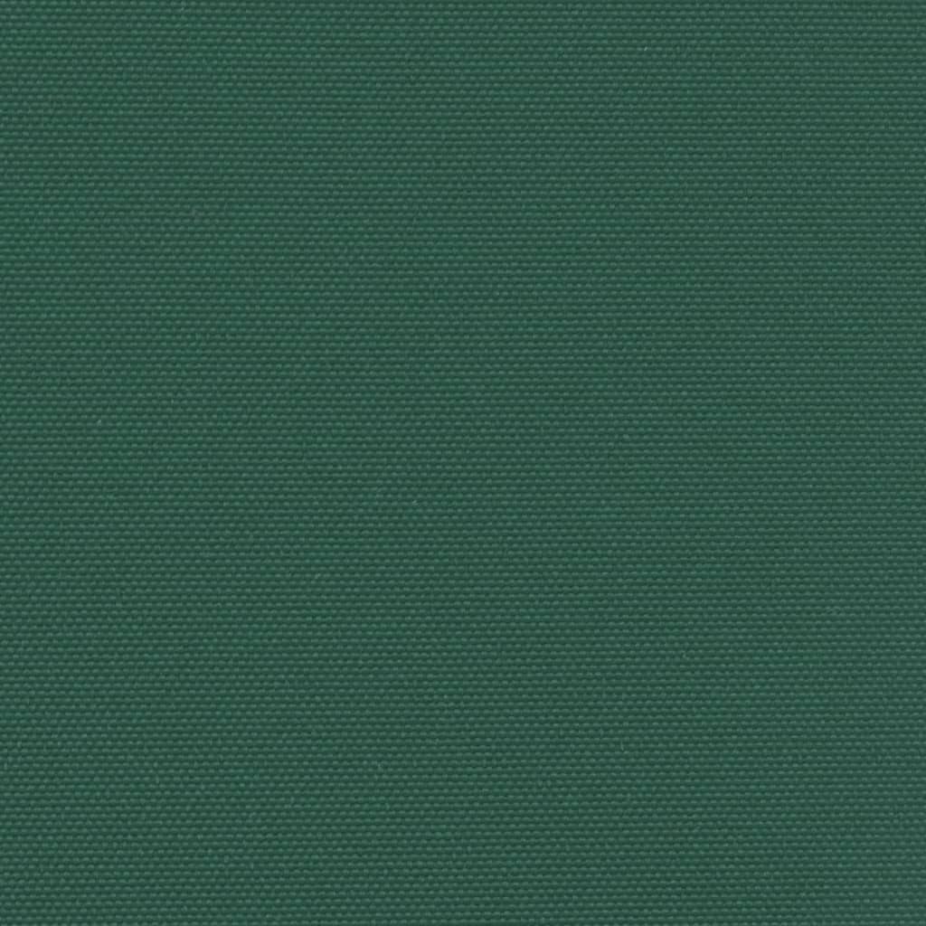 Toldo lateral retrátil 140x1000 cm verde-escuro