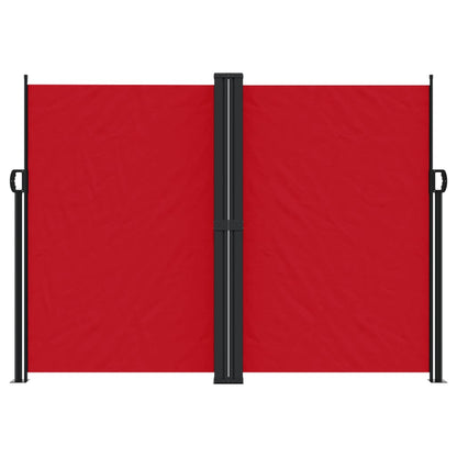 Toldo lateral retrátil 180x1000 cm vermelho