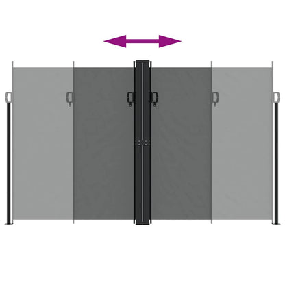 Toldo lateral retrátil 200x1000 cm antracite