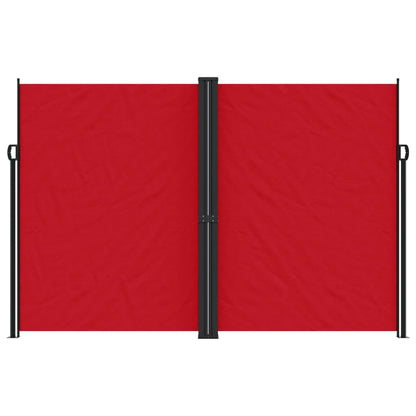 Toldo lateral retrátil 220x1000 cm vermelho