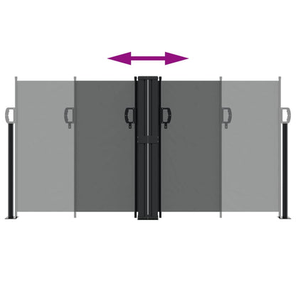 Toldo lateral retrátil 120x1200 cm antracite