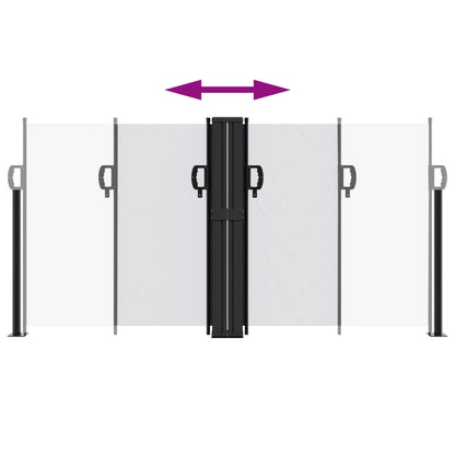 Toldo lateral retrátil 120x1200 cm branco