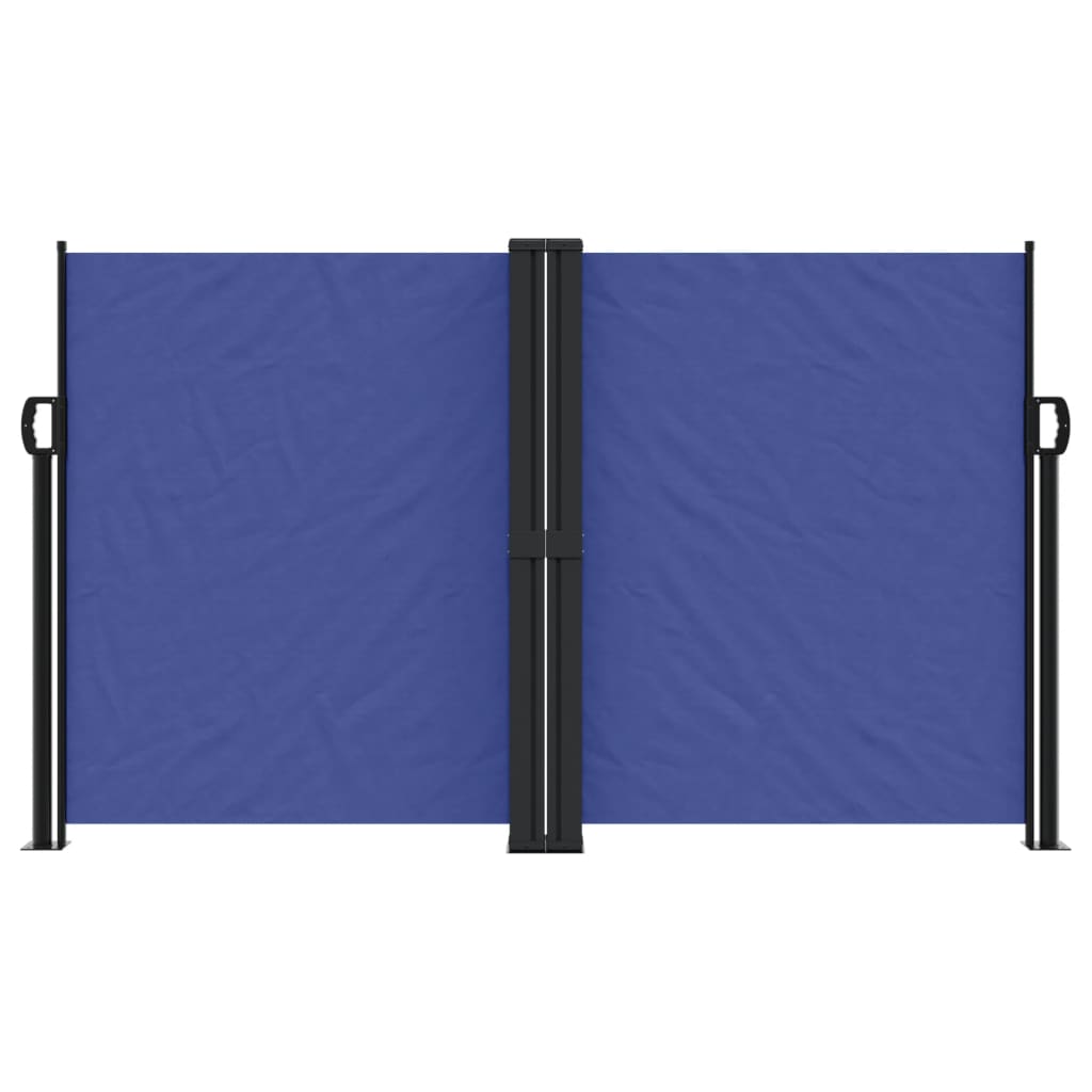 Toldo lateral retrátil 140x1200 cm azul