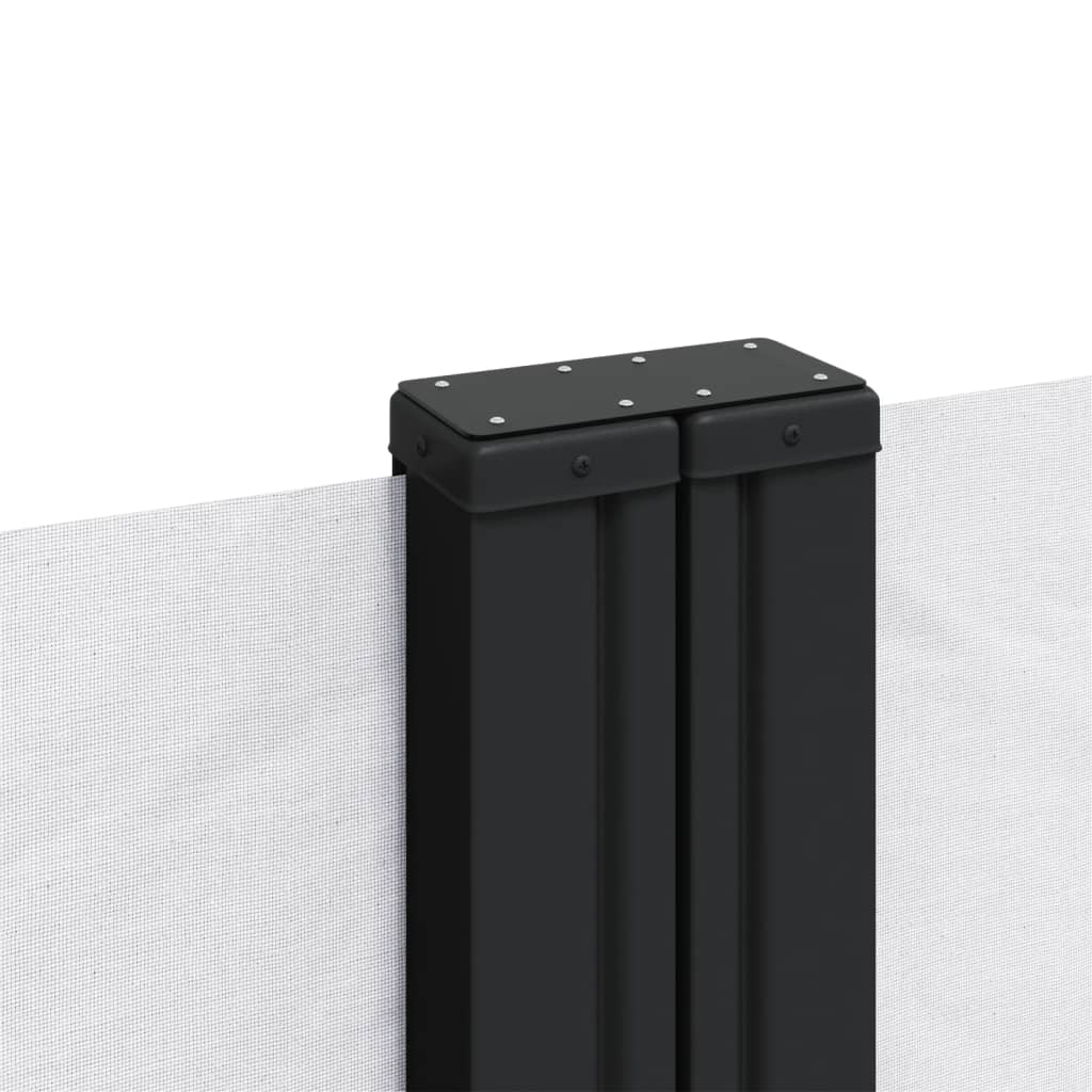 Toldo lateral retrátil 140x1200 cm branco