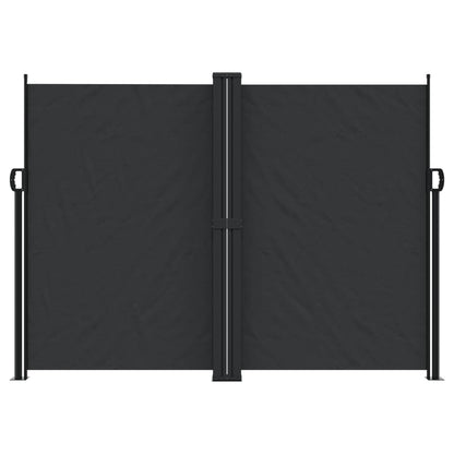 Toldo lateral retrátil 180x1200 cm preto