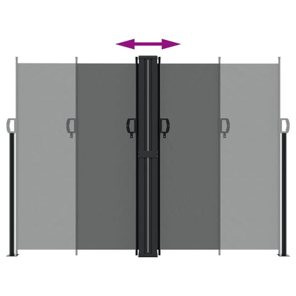 Toldo lateral retrátil 180x1200 cm antracite