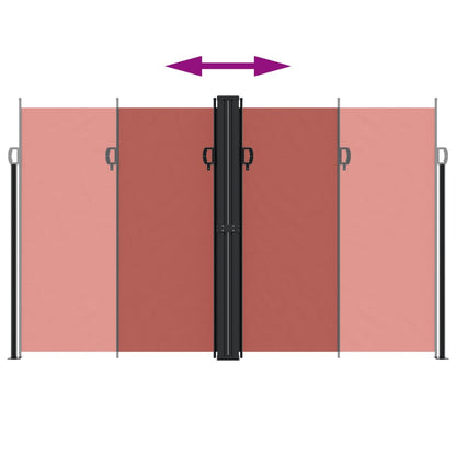 Toldo lateral retrátil 200x1200 cm terracota