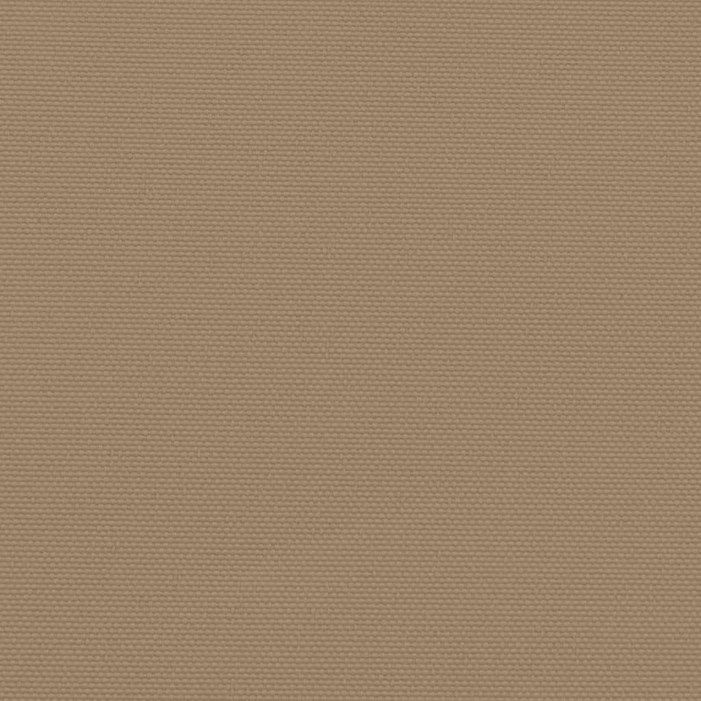 Toldo lateral retrátil 220x1200 cm cinzento-acastanhado