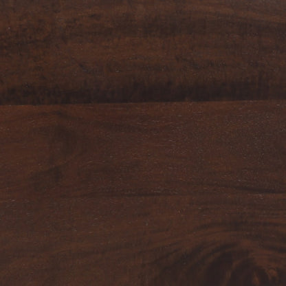 Móvel de TV 100x34x46 cm madeira de mangueira maciça castanho