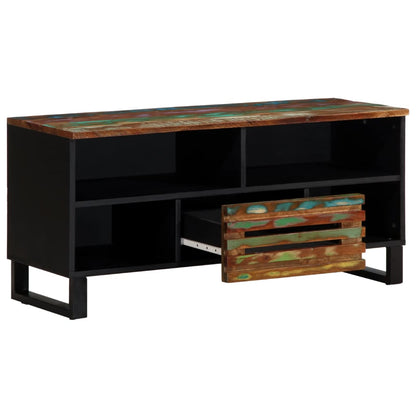 Móvel de TV 100x34x46 cm madeira de acácia maciça