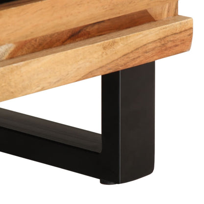 Móvel de TV 80x34x46 cm madeira de acácia maciça