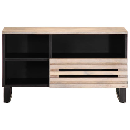 Móvel de TV 80x34x46 cm madeira de mangueira maciça