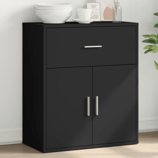 Aparador 60x31x70 cm derivados de madeira preto