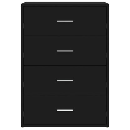 Aparador 60x31x84 cm derivados de madeira preto