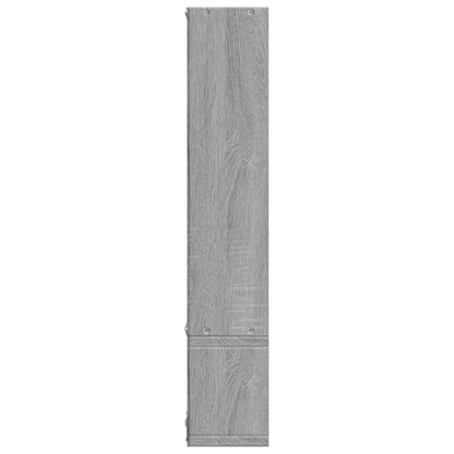 Estante 96x12x64 cm derivados de madeira cinzento sonoma