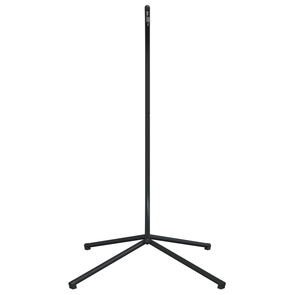 Suporte para cadeira em forma de ovo suspensa sem cesto aço preto