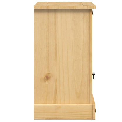 Mesa de cabeceira Corona 45x35x64 cm madeira de pinho maciça