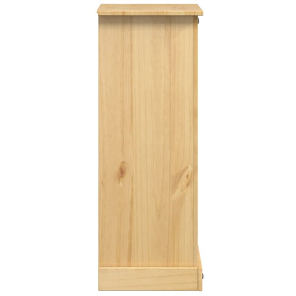 Mesa de cabeceira Corona 53x39x103 cm madeira de pinho maciça