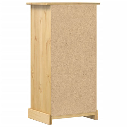 Mesa de cabeceira Corona 53x39x103 cm madeira de pinho maciça