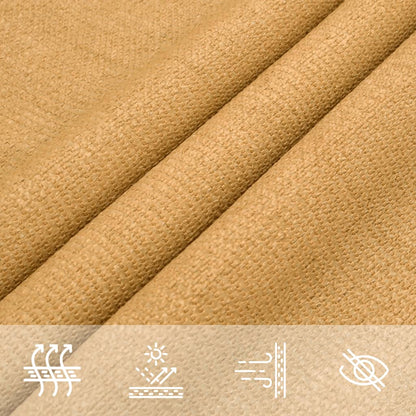Para-sol estilo vela retangular 160g/m² 2,5x3m PEAD areia