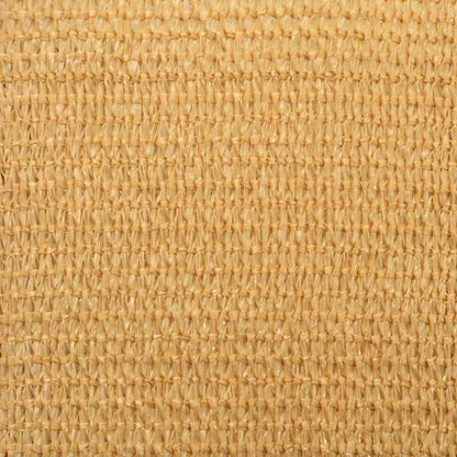 Para-sol estilo vela triangular 160 g/m² 4x4x4m PEAD areia