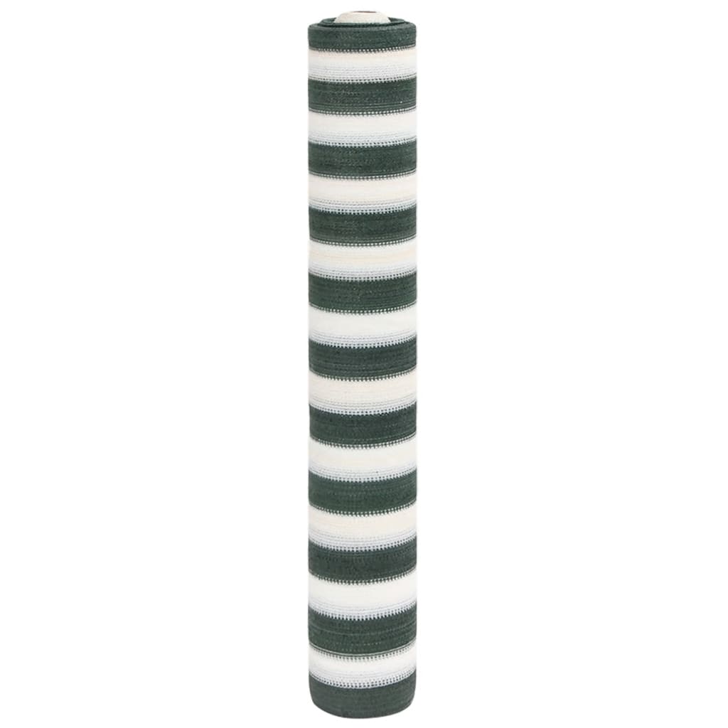 Rede de privacidade PEAD 75 g/m² 1,2x10 m verde e branco