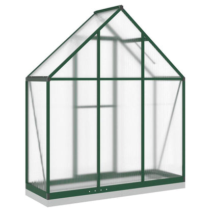 Estufa com estrutura de base 169x58x202 cm alumínio verde