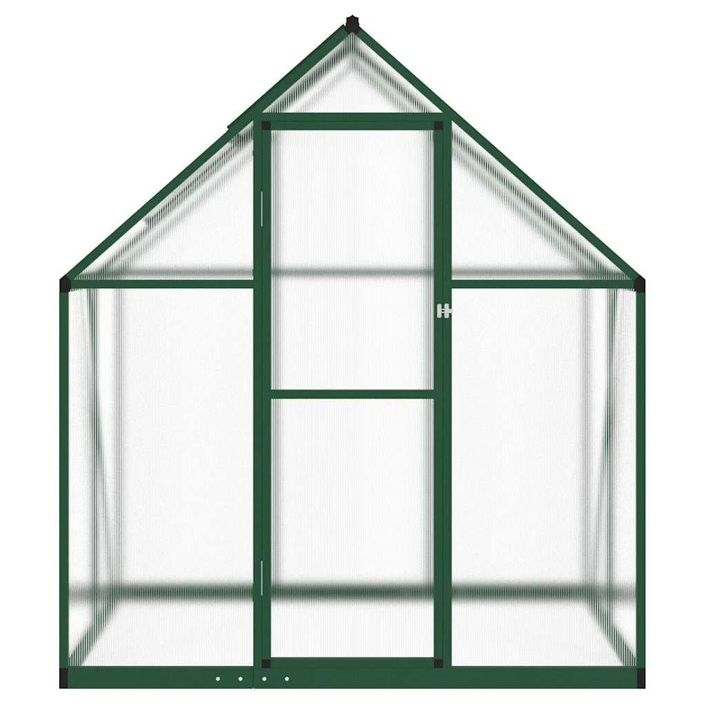 Estufa com estrutura de base 169x114x195 cm alumínio verde
