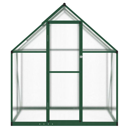 Estufa com estrutura de base 169x114x195 cm alumínio verde